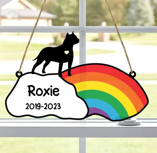 Vista 99 de LOVELYPOD Rainbow Bridge - Regalos conmemorativos para mascotas, regalos conmemorativos para perros afganos por pérdida de sabueso afgano, regalo