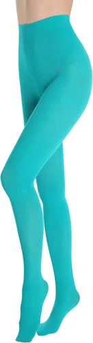 Vista 3 de CozyWow Medias de cintura alta para mujer, medias semiopacas de color liso, suaves y cómodas