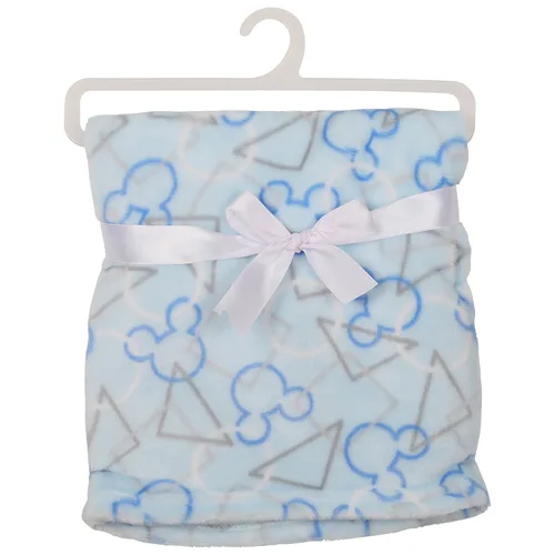 Vista 2 de Disney Mickey Mouse - Manta polar de franela de una cara, estampado de iconos