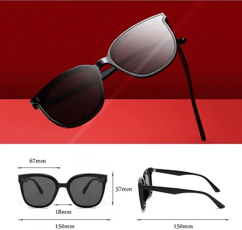 Vista 6 de Gafas de sol miopía para hombres y mujeres, gafas de miopía para distancia, gafas de sol con marco TR90