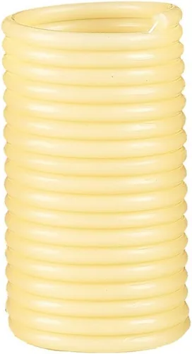 Vista 10 de Candle by the Hour Recambio de vela de citronela de 80 horas, cera de abeja natural ecológica con mecha de algodón, amarillo