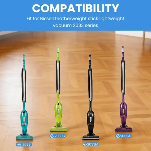 Vista 7 de Paquete de 5 filtros de repuesto de vacío 2033 compatibles con Bissell Featherweight Stick Aspiradora ligera sin bolsa 20331 20333 20334 20336 20339