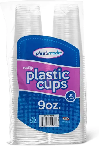 Vista 8 de Vasos reutilizables desechables de plástico transparente de 3 onzas para beber, baño, enjuague, prueba, medicamentos, fiesta, hogar, oficina, agua 1