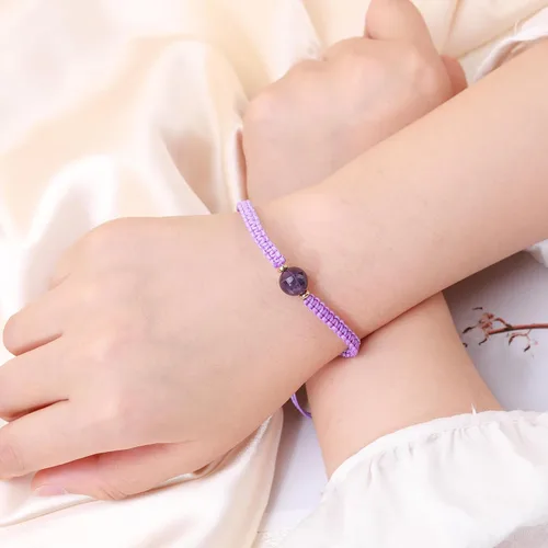 Vista 5 de Zodiac Bracelet 12 Constellation Sign Bracelet for Women Natural Crystal Healing Bracelet Birthstone Bracelet Jewelry Birthday Gift for Lovers