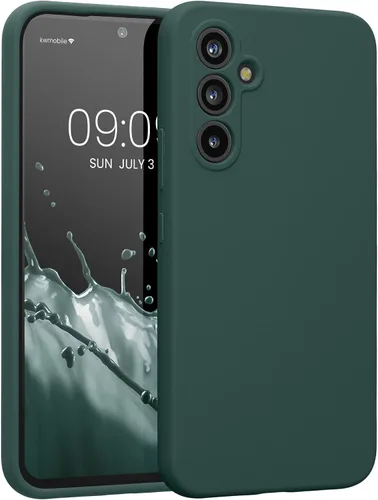 Vista 21 de kwmobile Funda compatible con Samsung Galaxy A13 4G - Funda delgada de silicona TPU - Acabado suave al tacto - Amarillo radiante