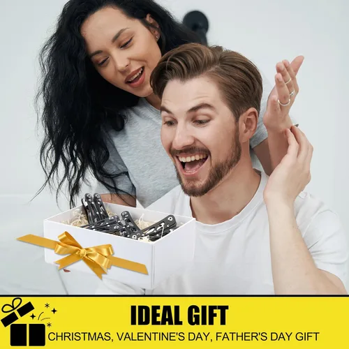 Vista 6 de Lasnten 6 Piezas Alicates Pequeños Multiherramienta, Regalos de Navidad para Hombres Alicates Pequeños Multiherramienta de Acero Inoxidable Mini