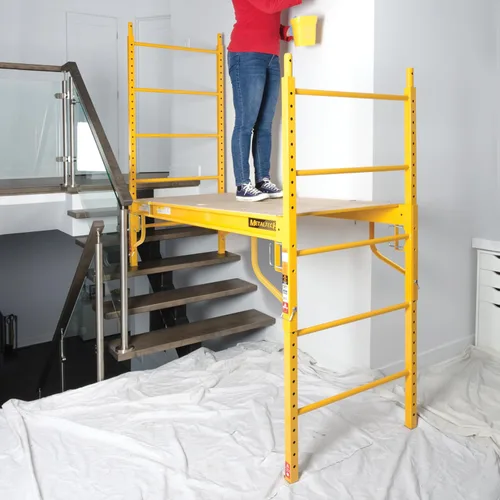 Vista 6 de Metaltech Andamio multipropósito de 6' estilo Baker - 1,000 libras de capacidad, acero, modelo # I-CISC