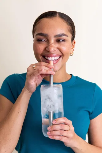 Vista 5 de LifeStraw Sip - Paja reutilizable de acero inoxidable para beber con filtro de agua