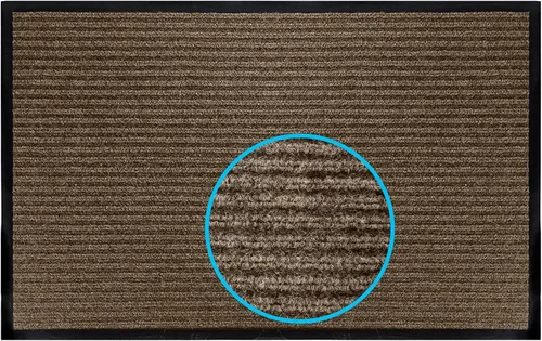 Vista 51 de LuxUrux Tapete de goma duradero para puerta, resistente, interior/exterior, fácil de limpiar, impermeable, patio, garaje, tapete comercial