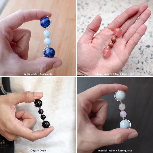 Vista 7 de Crystal Roller Gemstone Finger Toy and Spinner