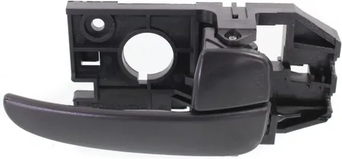 Vista 6 de Para Hyundai Elantra 2001-2006 Manija de puerta interior Trasera, lado del conductor Negro Con botón de bloqueo de puerta Recorte