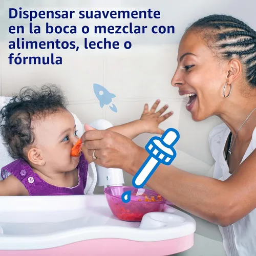 Vista 5 de Enfamil Fer-in-Sol - Suplemento de hierro en gotas para bebés, botella con dosificador de 1.7 fl oz (paquete de 2)