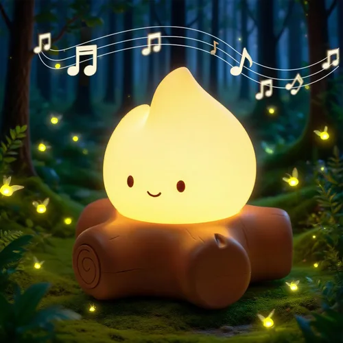 Vista 13 de WANIDEA Chibi Flame - Juego de 2 lámparas de noche, estilo anime, adorables y acogedoras, retro, recargable, para decoración, accesorios de Amarillo