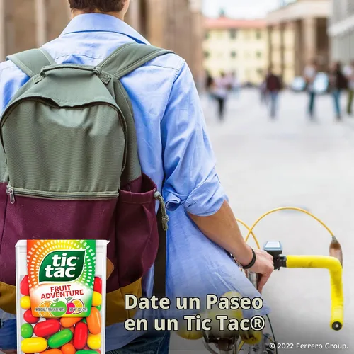 Vista 4 de Tic Tac - Mentas Aventura Tropical, frescura para llevar, 1 oz. 12