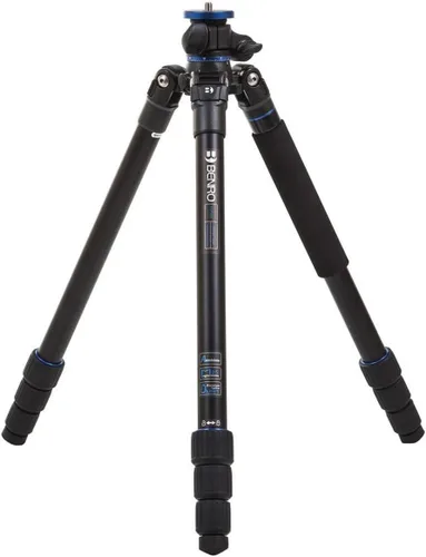 Vista 12 de Benro GoPlus - Trípode de aluminio de viaje, columna central giratoria, patas multiángulo, diseño de bloqueo giratorio y conversión de monopie