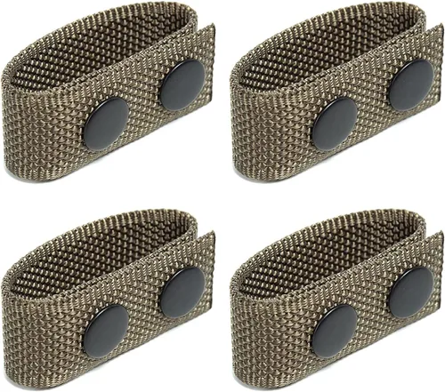 Vista 7 de HOKANG Portacinturones de servicio con broches dobles para cinturón de seguridad táctico de 2 pulgadas de ancho