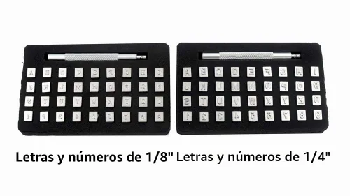 Vista 5 de DGOL 36 piezas de cuero de 1/4 de pulgada para manualidades, letras del alfabeto, números, kit de herramientas de estampación