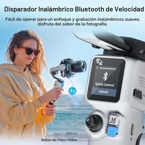Vista 4 de ZHIYUN Crane M3S [oficial], estabilizador de cardán ligero de 3 ejes