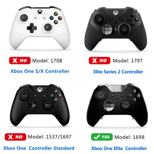 Vista 6 de EASEGMER Replacement Magnetic Joysticks for Xbox Elite Controller Series 2 Core, 10 in 1 Plating Accessories Including 4 Swap Thumbsticks ,4
