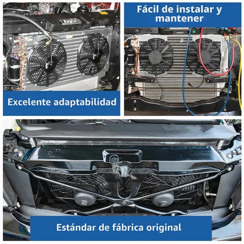 Vista 7 de Reemplazo del ventilador de refrigeración del radiador para A3 Jetta CC Beetle 1.8L 1.9L