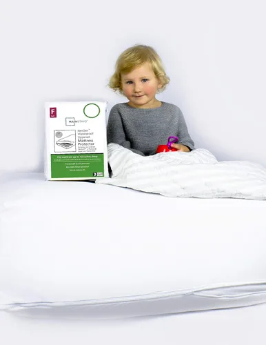 Vista 3 de Mainstays NexGen - Protector de colchón impermeable para alivio de alergias (individual)
