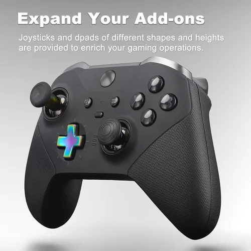 Vista 5 de Complete Component Pack for Xbox Elite Controller Series 2 - Accessories Includes 1 Carrying Case, 1 Charging Dock, 4 Thumbsticks, 4 Paddles, 1
