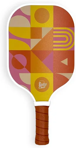 Vista 14 de Rally Club Paletas de pickleball para hombres y mujeres Núcleo compuesto de panal de fibra de carbono Ligero duradero Diseño único elegante