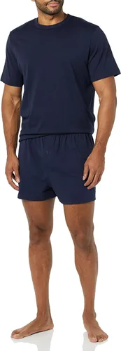 Vista 4 de Tienda Essentials Men's Relaxed-Fit Cotton Modal Boxer Short (Previously Tienda Aware), Pack of 3