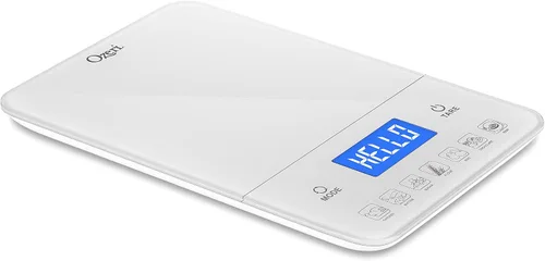 Vista 14 de Ozeri Touch III - Báscula digital de cocina con contador de calorías, 22 libras (22.0 lbs), ocre quemado