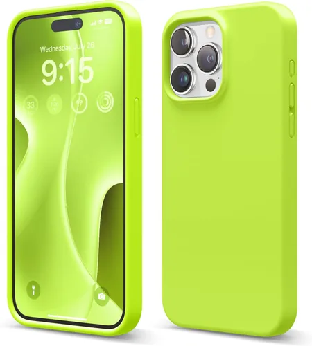 Vista 21 de elago Funda compatible con iPhone 15 Pro Max, de silicona líquida, funda protectora de cuerpo completo, a prueba de golpes, funda delgada