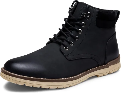Vista 47 de Vostey - Botas tobilleras con cordones (Chukka), de senderismo, impermeables y estilo informal para hombre