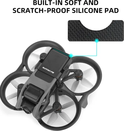 Vista 6 de Battery Anti-release Buckle Lock-up Anti-falling Foldable Battery Safety Lock Buckle Guard for DJI Avata