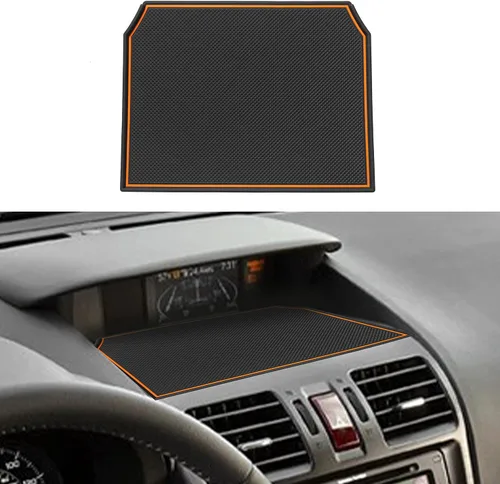 Vista 10 de Alfombrilla de salpicadero para Subaru Impreza XV 2012-2016, Crosstrek 2012-2017, Forester 2014-2018, cubierta interior antideslizante