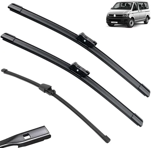 Vista 9 de Escobillas de limpiaparabrisas compatibles con VW T5 Transporter Caravelle Multivan California Kombi Shuttle - Escobillas para parabrisas delantero