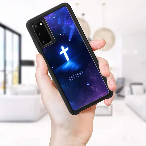 Vista 2 de Funda para Samsung Galaxy S20 5G - Funda de teléfono con patrón cristiano religioso - Funda de TPU con protección de absorción de impactos