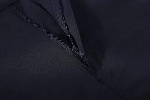 Vista 3 de Pantalones cortos elásticos de secado rápido para hombre, pantalones cortos de trabajo ligeros, 6 bolsillos para ciclismo, viajes, camping