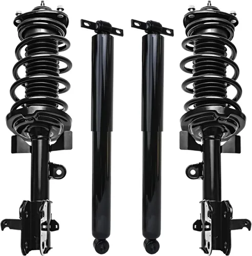 Vista 91 de Detroit Axle - Puntales y Amortiguadores para Chevy Traverse Buick Enclave GMC Acadia Saturn Outlook 2007-2012, 2 puntales delanteros con resorte