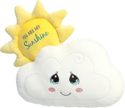 Vista 6 de Aurora Inspirational Precious Moments You are My Sunshine - Animal de peluche, recuerdos apreciados, comodidad duradera, color blanco, 14 pulgadas