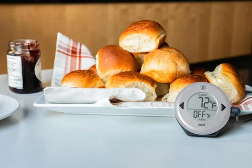 Vista 7 de ThermoWorks DOT — El Termómetro de Alarma Simple Favorito de los Chefs - Rojo Pimienta de Cayena