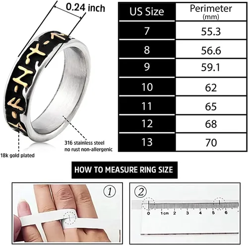Vista 4 de BAVIPOWER Colgante de cabeza de lobo vikingo, cadena de quilla de acero inoxidable, collar nórdico, potente joyería pagana para hombres y mujeres