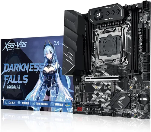 Vista 13 de MACHINIST Placa base ATX LGA 2011-V3, placa base para juegos X99 con tarjeta de auto-comprobación