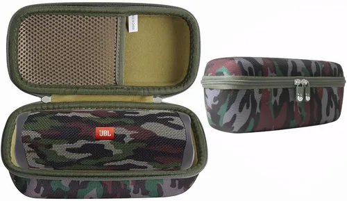 Vista 7 de Hermitshell Funda rígida de viaje compatible con JBL FLIP 5 / JBL FLIP 6 / JBL Flip 7 Altavoz Bluetooth portátil impermeable (negro)
