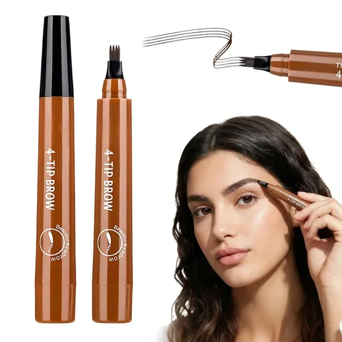 Vista 9 de 2 lápices de cejas Microblading para mujeres, 2026 actualizados, impermeables, 3D, punta fina, con efecto de trazo natural del cabello, herramienta