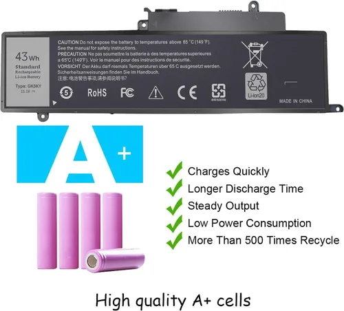 Vista 4 de GK5KY - Batería para portátil Dell Inspiron 11 3000 Series 3147 3148 3153 3152 3157 3158 15 7000 7558 7568 13 7353 7359 7347 7348 7352 GK5KY 0