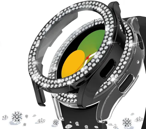 Vista 58 de DEALELE Paquete de 1 + 3 fundas compatibles con Samsung Galaxy Watch 7 Ultra (1.772 pulgadas), funda protectora de policarbonato transparente