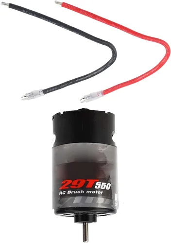 Vista 9 de POCREATION Motor cepillado, 12T, 21T, 29T, 35T, 550, rodamiento de bolas de alta precisión, motor cepillado a control remoto, bobinado multipolo