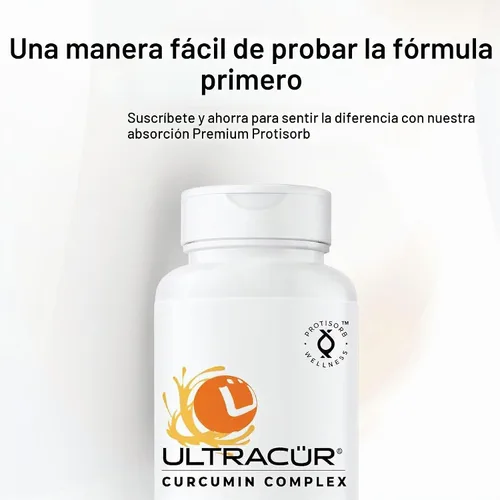 Vista 7 de UltraCur - Curcumina Cúrcuma - Curcumina de acción rápida altamente biodisponible - 60 cápsulas vegetarianas