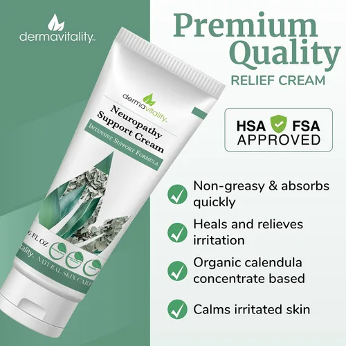 Vista 3 de UltimateVitality Crema de apoyo para la neuropatía – Crema orgánica natural para pies, manos, piernas, dedos de los pies incluye árnica, extracto