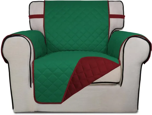 Vista 27 de PureFit - Funda de sofá acolchada reversible, protector de muebles impermeable, funda de sofá lavable con espuma antideslizante y correas elásticas