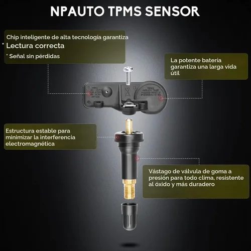 Vista 3 de Sensor de presión de neumáticos TPMS para Ford F150 06-08 Explorer Mustang